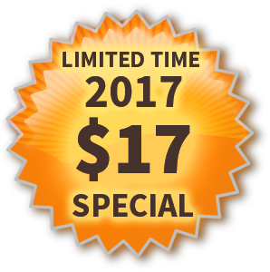 Limited Time 2017 $17 Special