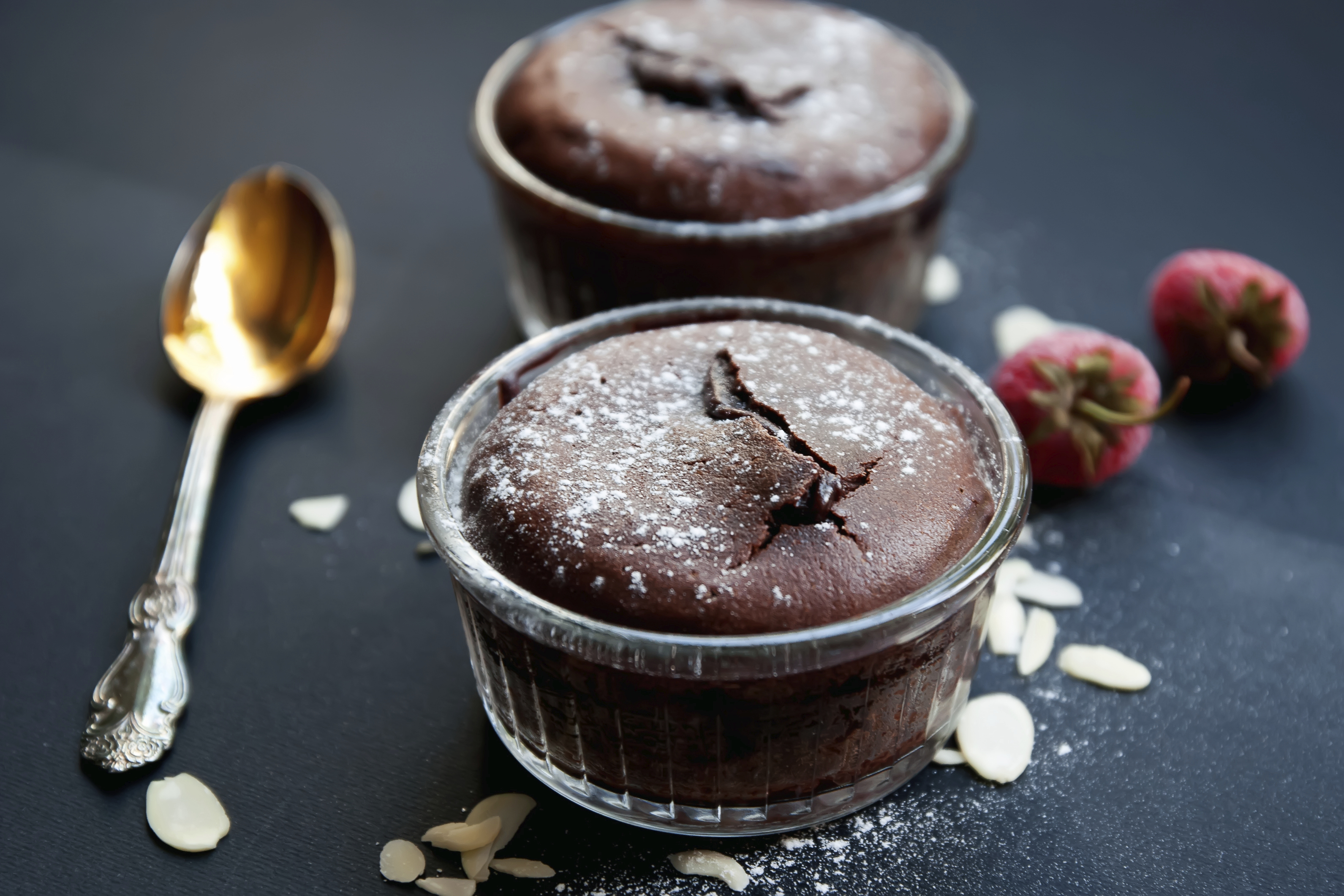 Grand Marnier Chocolate Volcano Cake Grand Marnier Chocolate Volcano Cake
